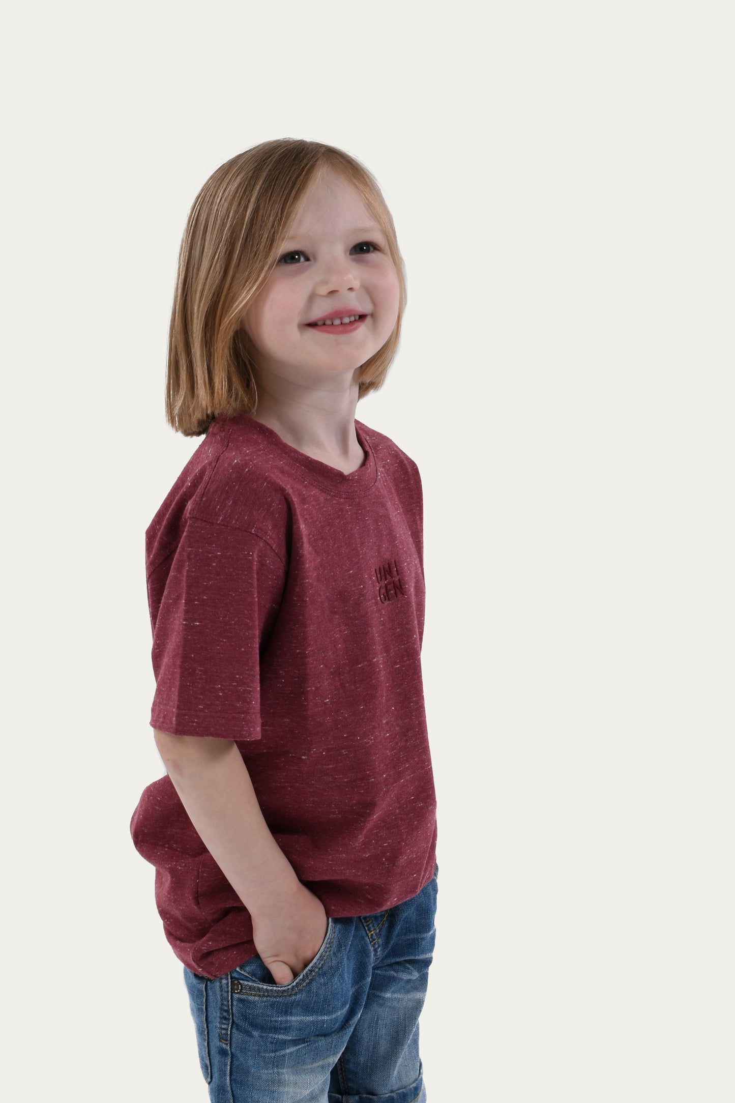T-shirt Heather Wine