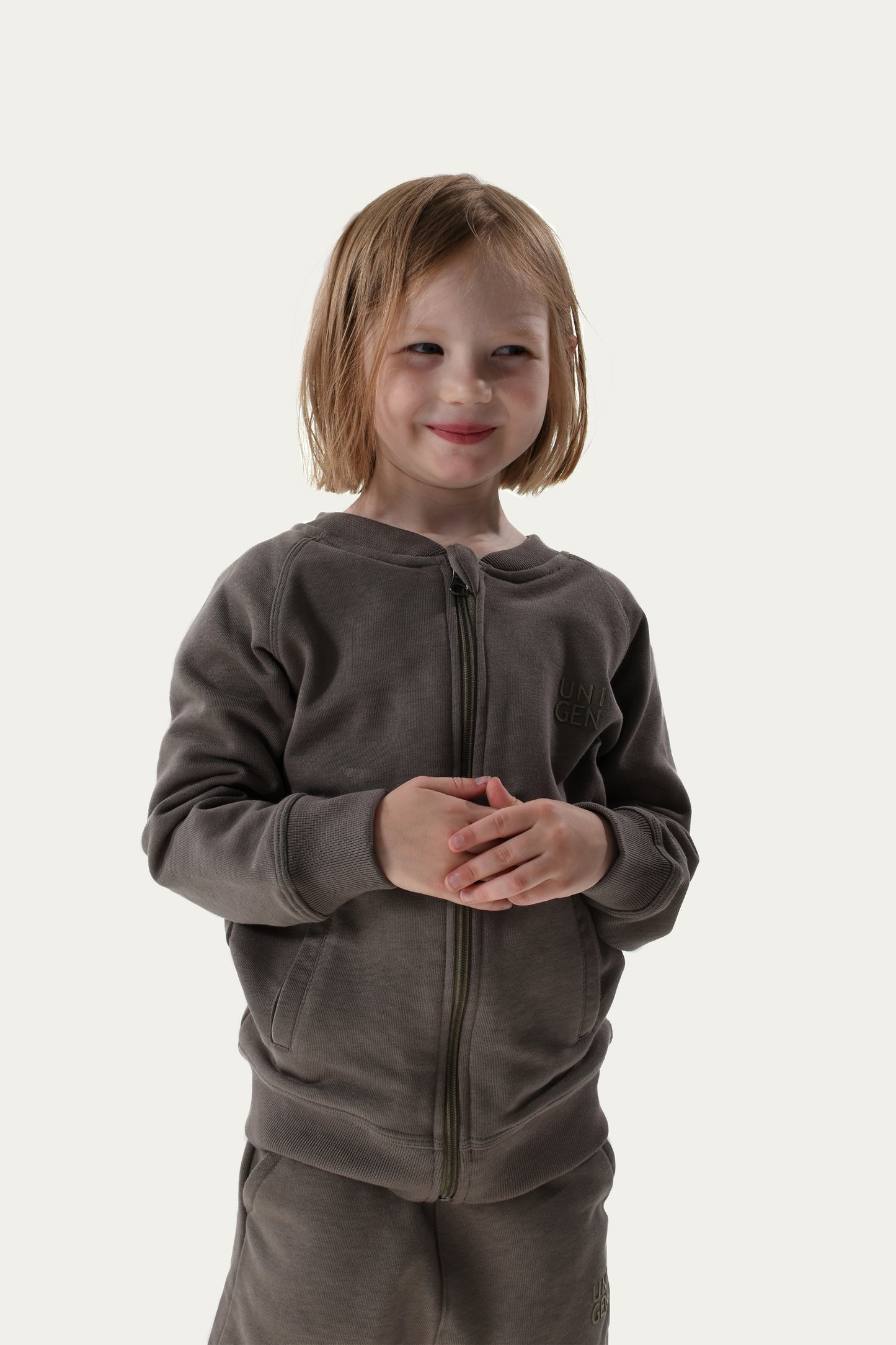 Zipper Jacket with Short Earth