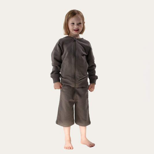 Zipper Jacket with Short Earth